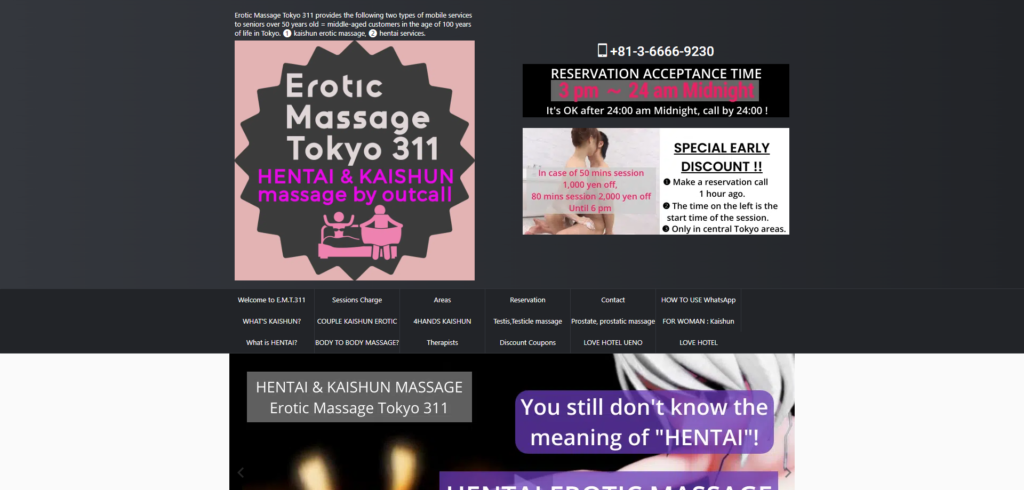 Erotic Massage Tokyo 311