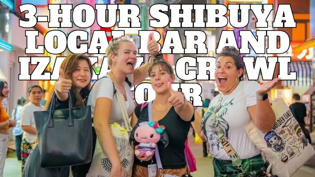 3-Hour Shibuya Local Bar and Izakaya Crawl Tour