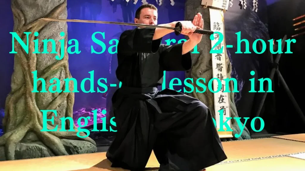 Ninja Samurai 2-hour hands-on lesson in English in Tokyo