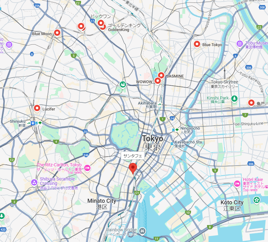 Tokyo Blowjob Google Map